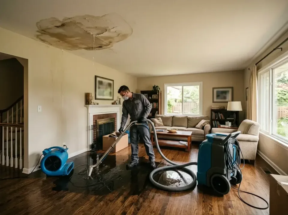 attic-pipe-burst-ceiling-drip-008 — frequently asked questions, Water Damage Restoration & Carpet Care in Baxter Springs, KS